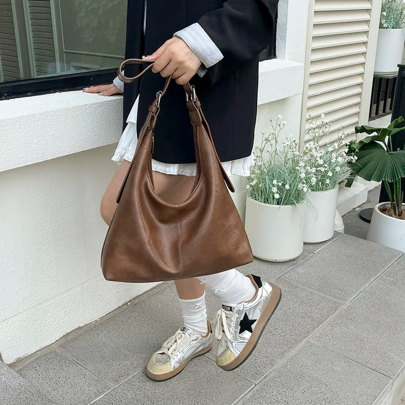 The Oversized Leather Travel Tote