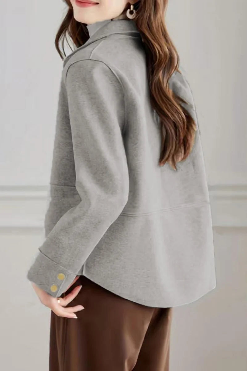 The Single-Breasted Woolen Jacket